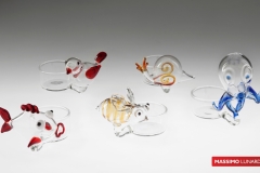 IT-295-T-LIGHT-UCCELLINO-POLIPO-LUMACA-APE-PESCE